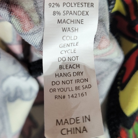 NWOT LuLaRoe Holiday Christmas Bells and Bows Leggings size TC2 - Picture 3 of 5